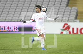 2021-04-03 - Lucas Paqueta of Lyon during the French championship Ligue 1 football match between RC Lens and Olympique Lyonnais (OL, Lyon) on April 3, 2021 at Stade Bollaert-Delelis in Lens, France - Photo Jean Catuffe / DPPI - RC LENS VS OLYMPIQUE LYONNAIS - FRENCH LIGUE 1 - SOCCER