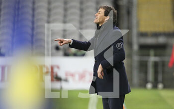 2021-04-03 - Coach of Olympique Lyonnais Rudi Garcia during the French championship Ligue 1 football match between RC Lens and Olympique Lyonnais (OL, Lyon) on April 3, 2021 at Stade Bollaert-Delelis in Lens, France - Photo Jean Catuffe / DPPI - RC LENS VS OLYMPIQUE LYONNAIS - FRENCH LIGUE 1 - SOCCER
