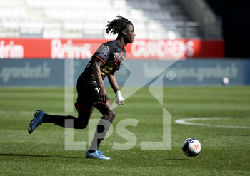 2021-04-04 - Eduardo Camavinga of Rennes during the French championship Ligue 1 football match between Stade de Reims and Stade Rennais (Rennes) on April 4, 2021 at Stade Auguste Delaune in Reims, France - Photo Jean Catuffe / DPPI - STADE DE REIMS VS STADE RENNAIS (RENNES) - FRENCH LIGUE 1 - SOCCER