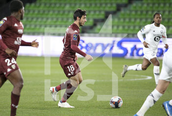 2021-04-09 - Fabien Centonze of FC Metz during the French championship Ligue 1 football match between FC Metz and Lille OSC (LOSC) on April 9, 2021 at Stade Saint-Symphorien in Metz, France - Photo Jean Catuffe / DPPI - FC METZ VS LILLE OSC (LOSC) - FRENCH LIGUE 1 - SOCCER