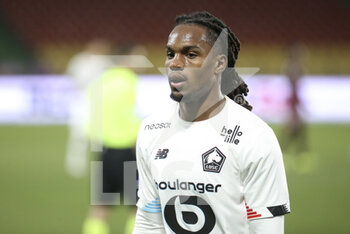 2021-04-09 - Renato Sanches of Lille during the French championship Ligue 1 football match between FC Metz and Lille OSC (LOSC) on April 9, 2021 at Stade Saint-Symphorien in Metz, France - Photo Jean Catuffe / DPPI - FC METZ VS LILLE OSC (LOSC) - FRENCH LIGUE 1 - SOCCER