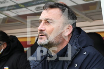 2021-04-11 - Coach RC Lens Franck Haise during the French championship Ligue 1 football match between RC Lens and FC Lorient on April 11, 2021 at Bollaert-Delelis stadium in Lens, France - Photo Laurent Sanson / LS Medianord / DPPI - RC LENS VS FC LORIENT - FRENCH LIGUE 1 - SOCCER
