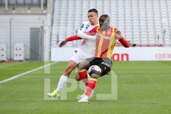 2021-04-11 - Massadio Haidara 21 RC Lens during the French championship Ligue 1 football match between RC Lens and FC Lorient on April 11, 2021 at Bollaert-Delelis stadium in Lens, France - Photo Laurent Sanson / LS Medianord / DPPI - RC LENS VS FC LORIENT - FRENCH LIGUE 1 - SOCCER