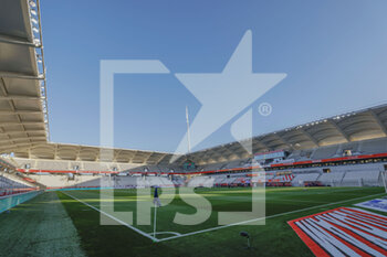 2021-04-23 - General view of the Auguste Delaune stadium,during the French championship Ligue 1 football match between Stade de Reims and Olympique de Marseille on April 23, 2021 at Auguste Delaune stadium in Reims, France - Photo Loic Baratoux / DPPI - STADE DE REIMS VS OLYMPIQUE DE MARSEILLE (OM) - FRENCH LIGUE 1 - SOCCER