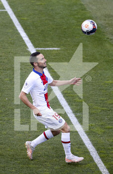 2021-04-24 - Pablo Sarabia of PSG during the French championship Ligue 1 football match between FC Metz and Paris Saint-Germain (PSG) on April 24, 2021 at Stade Saint-Symphorien in Metz, France - Photo Jean Catuffe / DPPI - FC METZ VS PARIS SAINT-GERMAIN (PSG) - FRENCH LIGUE 1 - SOCCER