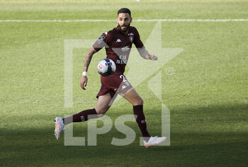 2021-04-24 - Dylan Bronn of FC Metz during the French championship Ligue 1 football match between FC Metz and Paris Saint-Germain (PSG) on April 24, 2021 at Stade Saint-Symphorien in Metz, France - Photo Jean Catuffe / DPPI - FC METZ VS PARIS SAINT-GERMAIN (PSG) - FRENCH LIGUE 1 - SOCCER