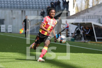 2021-04-25 - Ismael Boura 19 Lens during the French championship Ligue 1 football match between RC Lens and Nimes Olympique at Bollaert-Delelis stadium in Lens, France - Photo Laurent Sanson / LS Medianord / DPPI - RC LENS VS NIMES OLYMPIQUE AT BOLLAERT-DELELIS STADIUM IN LENS, FRANCE - PHOTO LAURENT SANSON / LS MEDIANO - FRENCH LIGUE 1 - SOCCER