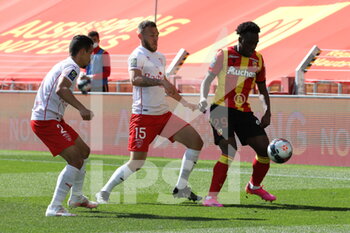 2021-04-25 - Arnaud Kalimuendo 29 Lens during the French championship Ligue 1 football match between RC Lens and Nimes Olympique at Bollaert-Delelis stadium in Lens, France - Photo Laurent Sanson / LS Medianord / DPPI - RC LENS VS NIMES OLYMPIQUE AT BOLLAERT-DELELIS STADIUM IN LENS, FRANCE - PHOTO LAURENT SANSON / LS MEDIANO - FRENCH LIGUE 1 - SOCCER