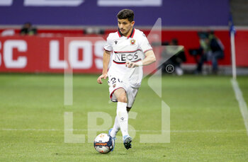 2021-05-01 - Youcef Atal of Nice during the French championship Ligue 1 football match between Lille OSC (LOSC) and OGC Nice (OGCN) on May 1, 2021 at Stade Pierre Mauroy in Villeneuve-d'Ascq near Lille, France - Photo Jean Catuffe / DPPI - LILLE OSC (LOSC) VS OGC NICE (OGCN) - FRENCH LIGUE 1 - SOCCER