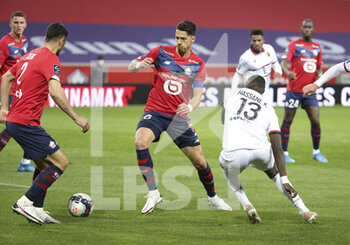 2021-05-01 - Jose Fonte of Lille during the French championship Ligue 1 football match between Lille OSC (LOSC) and OGC Nice (OGCN) on May 1, 2021 at Stade Pierre Mauroy in Villeneuve-d'Ascq near Lille, France - Photo Jean Catuffe / DPPI - LILLE OSC (LOSC) VS OGC NICE (OGCN) - FRENCH LIGUE 1 - SOCCER