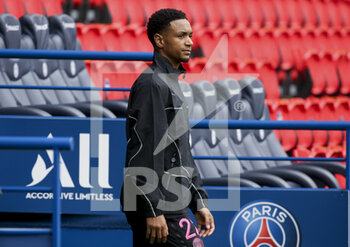2021-05-01 - Abdou Diallo of PSG during the French championship Ligue 1 football match between Paris Saint-Germain (PSG) and RC Lens on May 1, 2021 at Parc des Princes stadium in Paris, France - Photo Jean Catuffe / DPPI - PARIS SAINT-GERMAIN (PSG) VS RC LENS - FRENCH LIGUE 1 - SOCCER