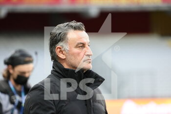 2021-05-07 - Christophe GALTIER coach LOSC Lille during the French championship Ligue 1 football match between RC Lens and LOSC on May 7, 2021 at Bollaert-Delelis stadium in Lens, France - Photo Laurent Sanson / LS Medianord / DPPI - RC LENS VS LOSC - FRENCH LIGUE 1 - SOCCER