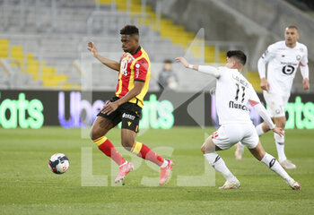 2021-05-07 - Cheick Doucoure of Lens during the French championship Ligue 1 football match between RC Lens and Lille OSC (LOSC) on May 7, 2021 at Stade Bollaert-Delelis in Lens, France - Photo Jean Catuffe / DPPI - RC LENS VS LOSC - FRENCH LIGUE 1 - SOCCER