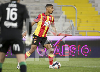 2021-05-07 - Loic Bade of Lens during the French championship Ligue 1 football match between RC Lens and Lille OSC (LOSC) on May 7, 2021 at Stade Bollaert-Delelis in Lens, France - Photo Jean Catuffe / DPPI - RC LENS VS LOSC - FRENCH LIGUE 1 - SOCCER