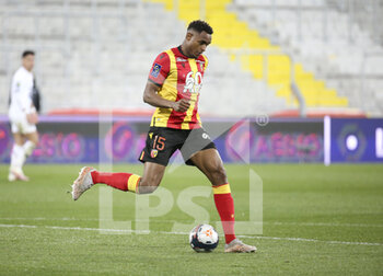 2021-05-07 - Steven Fortes of Lens during the French championship Ligue 1 football match between RC Lens and Lille OSC (LOSC) on May 7, 2021 at Stade Bollaert-Delelis in Lens, France - Photo Jean Catuffe / DPPI - RC LENS VS LOSC - FRENCH LIGUE 1 - SOCCER