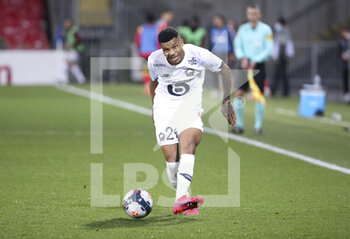 2021-05-07 - Reinildo Mandava of Lille during the French championship Ligue 1 football match between RC Lens and Lille OSC (LOSC) on May 7, 2021 at Stade Bollaert-Delelis in Lens, France - Photo Jean Catuffe / DPPI - RC LENS VS LOSC - FRENCH LIGUE 1 - SOCCER