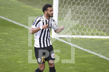 2021-05-09 - Angelo Fulgini of Angers celebrates his goal during the French championship Ligue 1 football match between Angers SCO and Dijon FCO (DFCO) on May 9, 2021 at Stade Raymond Kopa in Angers, France - Photo Jean Catuffe / DPPI - ANGERS SCO VS DIJON FCO (DFCO) - FRENCH LIGUE 1 - SOCCER