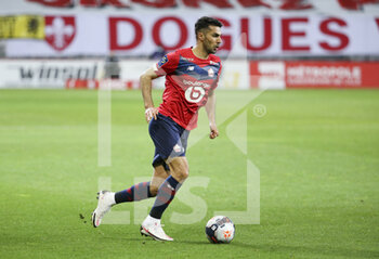 2021-05-16 - Mehmet Zeki Celik of Lille during the French championship Ligue 1 football match between Lille OSC (LOSC) and AS Saint-Etienne (ASSE) on May 16, 2021 at Stade Pierre Mauroy in Villeneuve-d'Ascq near Lille, France - Photo Jean Catuffe / DPPI - LILLE OSC (LOSC) VS AS SAINT-ETIENNE (ASSE) - FRENCH LIGUE 1 - SOCCER