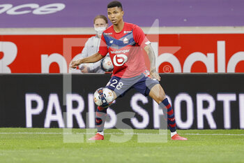 2021-05-16 - Reinildo of LOSC during the French championship Ligue 1 football match between LOSC Lille and AS Saint-Etienne on May 16, 2021 at Pierre Mauroy stadium in Villeneuve-d'Ascq near Lille, France - Photo Loic Baratoux / DPPI - LOSC LILLE VS AS SAINT-ETIENNE - FRENCH LIGUE 1 - SOCCER