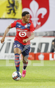 2021-05-16 - Jonathan David of LOSC during the French championship Ligue 1 football match between LOSC Lille and AS Saint-Etienne on May 16, 2021 at Pierre Mauroy stadium in Villeneuve-d'Ascq near Lille, France - Photo Loic Baratoux / DPPI - LOSC LILLE VS AS SAINT-ETIENNE - FRENCH LIGUE 1 - SOCCER