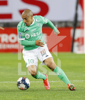 2021-05-16 - Wahbi Khazri of Saint-Etienne during the French championship Ligue 1 football match between LOSC Lille and AS Saint-Etienne on May 16, 2021 at Pierre Mauroy stadium in Villeneuve-d'Ascq near Lille, France - Photo Loic Baratoux / DPPI - LOSC LILLE VS AS SAINT-ETIENNE - FRENCH LIGUE 1 - SOCCER