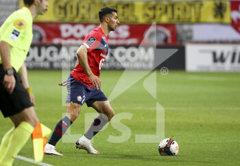 2021-05-16 - Mehmet Zeki Celik of Lille during the French championship Ligue 1 football match between Lille OSC (LOSC) and AS Saint-Etienne (ASSE) on May 16, 2021 at Stade Pierre Mauroy in Villeneuve-d'Ascq near Lille, France - Photo Jean Catuffe / DPPI - LOSC LILLE VS AS SAINT-ETIENNE - FRENCH LIGUE 1 - SOCCER