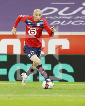 2021-05-16 - Burak Y?lmaz of LOSC during the French championship Ligue 1 football match between LOSC Lille and AS Saint-Etienne on May 16, 2021 at Pierre Mauroy stadium in Villeneuve-d'Ascq near Lille, France - Photo Loic Baratoux / DPPI - LOSC LILLE VS AS SAINT-ETIENNE - FRENCH LIGUE 1 - SOCCER