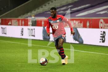 2021-05-16 - Jonathan BAMBA 7 LOSC during the French championship Ligue 1 football match between LOSC Lille and AS Saint-Etienne on May 16, 2021 at Pierre Mauroy stadium in Villeneuve-d'Ascq near Lille, France - Photo Laurent Sanson / LS Medianord / DPPI - LOSC LILLE VS AS SAINT-ETIENNE - FRENCH LIGUE 1 - SOCCER