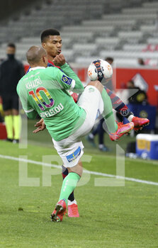 2021-05-16 - Reinildo Mandava of Lille during the French championship Ligue 1 football match between Lille OSC (LOSC) and AS Saint-Etienne (ASSE) on May 16, 2021 at Stade Pierre Mauroy in Villeneuve-d'Ascq near Lille, France - Photo Jean Catuffe / DPPI - LOSC LILLE VS AS SAINT-ETIENNE - FRENCH LIGUE 1 - SOCCER