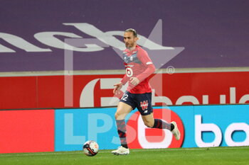 2021-05-16 - Yusuf YAZICI 12 LOSC during the French championship Ligue 1 football match between LOSC Lille and AS Saint-Etienne on May 16, 2021 at Pierre Mauroy stadium in Villeneuve-d'Ascq near Lille, France - Photo Laurent Sanson / LS Medianord / DPPI - LOSC LILLE VS AS SAINT-ETIENNE - FRENCH LIGUE 1 - SOCCER