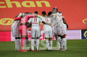 2021-05-23 - Team Monaco during the French championship Ligue 1 football match between RC Lens and AS Monaco on May, 23, 2021 at Bollaert-Delelis stadium in Lens, France - Photo Laurent Sanson / LS Medianord / DPPI - RC LENS VS AS MONACO - FRENCH LIGUE 1 - SOCCER