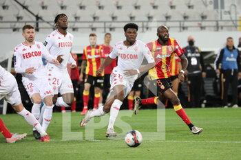 2021-05-23 - Duel TCHOUAMENI 8 Monaco and FOFANA 8 Lens during the French championship Ligue 1 football match between RC Lens and AS Monaco on May, 23, 2021 at Bollaert-Delelis stadium in Lens, France - Photo Laurent Sanson / LS Medianord / DPPI - RC LENS VS AS MONACO - FRENCH LIGUE 1 - SOCCER