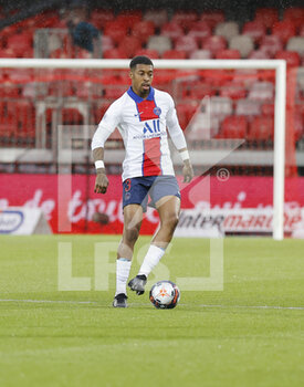 2021-05-23 - Presnel Kimpembe of PSG during the French championship Ligue 1 football match between Stade Brestois and Paris Saint-Germain on May 23, 2021 at Francis Le Ble stadium in Brest, France - Photo Loic Baratoux / DPPI - STADE BRESTOIS 29 VS PARIS SAINT-GERMAIN (PSG) - FRENCH LIGUE 1 - SOCCER