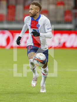 2021-05-23 - Neymar Jr of PSG during the French championship Ligue 1 football match between Stade Brestois and Paris Saint-Germain on May 23, 2021 at Francis Le Ble stadium in Brest, France - Photo Loic Baratoux / DPPI - STADE BRESTOIS 29 VS PARIS SAINT-GERMAIN (PSG) - FRENCH LIGUE 1 - SOCCER