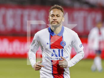 2021-05-23 - Neymar Jr of PSG during the French championship Ligue 1 football match between Stade Brestois and Paris Saint-Germain on May 23, 2021 at Francis Le Ble stadium in Brest, France - Photo Loic Baratoux / DPPI - STADE BRESTOIS 29 VS PARIS SAINT-GERMAIN (PSG) - FRENCH LIGUE 1 - SOCCER