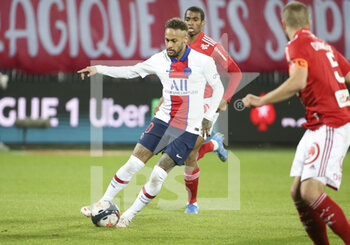 2021-05-23 - Neymar Jr of PSG during the French championship Ligue 1 football match between Stade Brestois 29 and Paris Saint-Germain (PSG) on May 23, 2021 at Stade Francis Le Ble in Brest, France - Photo Jean Catuffe / DPPI - STADE BRESTOIS 29 VS PARIS SAINT-GERMAIN (PSG) - FRENCH LIGUE 1 - SOCCER