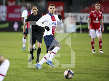 2021-05-23 - Mauro Icardi of PSG during the French championship Ligue 1 football match between Stade Brestois 29 and Paris Saint-Germain (PSG) on May 23, 2021 at Stade Francis Le Ble in Brest, France - Photo Jean Catuffe / DPPI - STADE BRESTOIS 29 VS PARIS SAINT-GERMAIN (PSG) - FRENCH LIGUE 1 - SOCCER