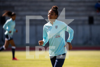 2020-09-26 - Eseosa Aigbogun of Paris FC warms up ahead of the Women's French championship D1 Arkema football match between Paris FC and Le Havre AC on September 26, 2020 at Robert Bobin stadium in Bondoufle, France - Photo Antoine Massinon / A2M Sport Consulting / DPPI - PARIS FC AND LE HAVRE AC - FRENCH WOMEN DIVISION 1 - SOCCER