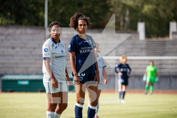 2020-09-26 - Laurene Tresfield of Le Havre AC and Coumba Sow of Paris FC during the Women's French championship D1 Arkema football match between Paris FC and Le Havre AC on September 26, 2020 at Robert Bobin stadium in Bondoufle, France - Photo Melanie Laurent / A2M Sport Consulting / DPPI - PARIS FC AND LE HAVRE AC - FRENCH WOMEN DIVISION 1 - SOCCER