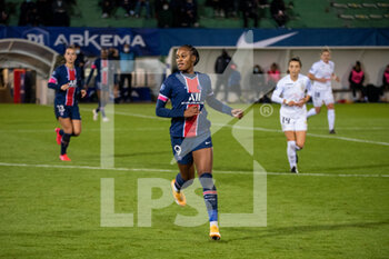2020-10-10 - Marie Antoinette Katoto of Paris Saint Germain during the Women's French championship D1 Arkema football match between Paris Saint-Germain and Montpellier HSC on October 10, 2020 at Georges Lef.vre stadium in Saint-Germain-en-Laye, France - Photo Melanie Laurent / A2M Sport Consulting / DPPI - PARIS SAINT-GERMAIN VS MONTPELLIER HSC - FRENCH WOMEN DIVISION 1 - SOCCER
