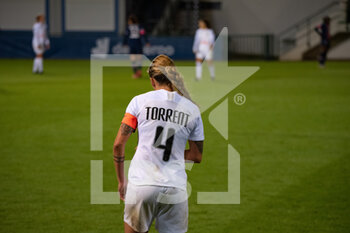 2020-10-10 - Marion Torrent of Montpellier Herault Sport Club during the Women's French championship D1 Arkema football match between Paris Saint-Germain and Montpellier HSC on October 10, 2020 at Georges Lef.vre stadium in Saint-Germain-en-Laye, France - Photo Melanie Laurent / A2M Sport Consulting / DPPI - PARIS SAINT-GERMAIN VS MONTPELLIER HSC - FRENCH WOMEN DIVISION 1 - SOCCER