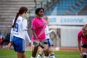 2020-10-31 - Oriane Jean Francois of Paris FC reacts during the Women's French championship D1 Arkema football match between Paris FC and Stade de Reims on October 31, 2020 at Robert Bobin stadium in Bondoufle, France - Photo Antoine Massinon / A2M Sport Consulting / DPPI - PARIS FC VS STADE DE REIMS - FRENCH WOMEN DIVISION 1 - SOCCER
