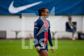 2020-11-01 - Marie Antoinette Katoto of Paris Saint Germain reacts during the Women's French championship D1 Arkema football match between Paris Saint-Germain and FC Fleury 91 on November 1, 2020 at Georges Lef.vre stadium in Saint-Germain-en-Laye, France - Photo Antoine Massinon / A2M Sport Consulting / DPPI - PARIS SAINT-GERMAIN VS FC FLEURY 91 - FRENCH WOMEN DIVISION 1 - SOCCER
