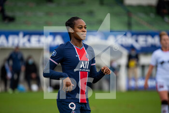 2020-11-01 - Marie Antoinette Katoto of Paris Saint Germain reacts during the Women's French championship D1 Arkema football match between Paris Saint-Germain and FC Fleury 91 on November 1, 2020 at Georges Lef.vre stadium in Saint-Germain-en-Laye, France - Photo Antoine Massinon / A2M Sport Consulting / DPPI - PARIS SAINT-GERMAIN VS FC FLEURY 91 - FRENCH WOMEN DIVISION 1 - SOCCER
