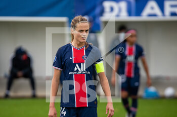 2020-11-01 - Irene Paredes of Paris Saint Germain reacts during the Women's French championship D1 Arkema football match between Paris Saint-Germain and FC Fleury 91 on November 1, 2020 at Georges Lef.vre stadium in Saint-Germain-en-Laye, France - Photo Antoine Massinon / A2M Sport Consulting / DPPI - PARIS SAINT-GERMAIN VS FC FLEURY 91 - FRENCH WOMEN DIVISION 1 - SOCCER