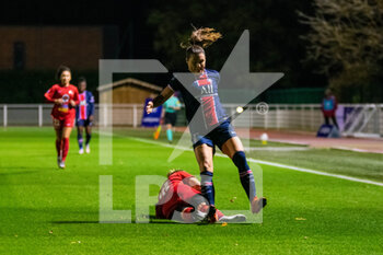 2020-11-14 - Ramona Bachmann of Paris Saint Germain during the Women's French championship D1 Arkema football match between GPSO 92 Issy and Paris Saint-Germain on November 14, 2020 at Pierre Pibarot stadium in Clairefontaine En Yvelines, France - Photo Antoine Massinon / A2M Sport Consulting / DPPI - GPSO 92 ISSY AND PARIS SAINT-GERMAIN - FRENCH WOMEN DIVISION 1 - SOCCER