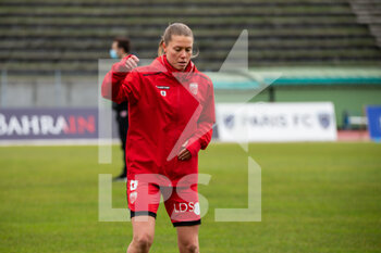 2020-12-12 - Lea Declercq of Dijon FCO warms up ahead of the Women's French championship D1 Arkema football match between Paris FC and Dijon FCO on December 12, 2020 at Robert Bobin stadium in Bondoufle, France - Photo Antoine Massinon / A2M Sport Consulting / DPPI - PARIS FC VS DIJON FCO - FRENCH WOMEN DIVISION 1 - SOCCER