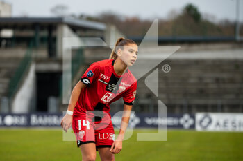 2020-12-12 - Lea Khelifi of Dijon FCO reacts during the Women's French championship D1 Arkema football match between Paris FC and Dijon FCO on December 12, 2020 at Robert Bobin stadium in Bondoufle, France - Photo Antoine Massinon / A2M Sport Consulting / DPPI - PARIS FC VS DIJON FCO - FRENCH WOMEN DIVISION 1 - SOCCER