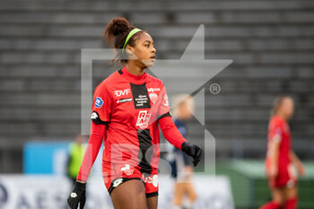2020-12-12 - Sh Nia Gordon of Dijon FCO reacts during the Women's French championship D1 Arkema football match between Paris FC and Dijon FCO on December 12, 2020 at Robert Bobin stadium in Bondoufle, France - Photo Melanie Laurent / A2M Sport Consulting / DPPI - PARIS FC VS DIJON FCO - FRENCH WOMEN DIVISION 1 - SOCCER