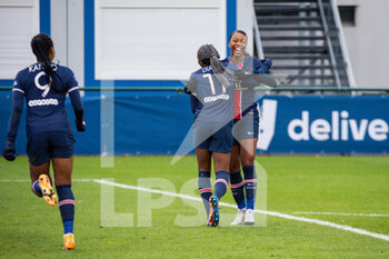 2020-12-13 - Grace Geyoro of Paris Saint Germain celebrates after scoring during the Women's French championship D1 Arkema football match between Paris Saint-Germain and Le Havre AC on December 13, 2020 at Georges Lefèvre stadium in Saint-Germain-en-Laye, France - Photo Antoine Massinon / A2M Sport Consulting / DPPI - PARIS SAINT-GERMAIN VS LE HAVRE AC - FRENCH WOMEN DIVISION 1 - SOCCER